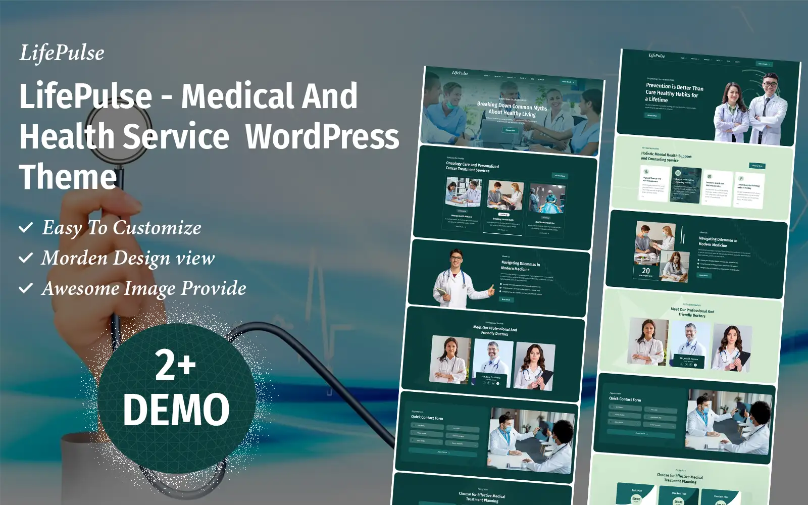 LifePulse – Medical And Healthcare WordPress Theme