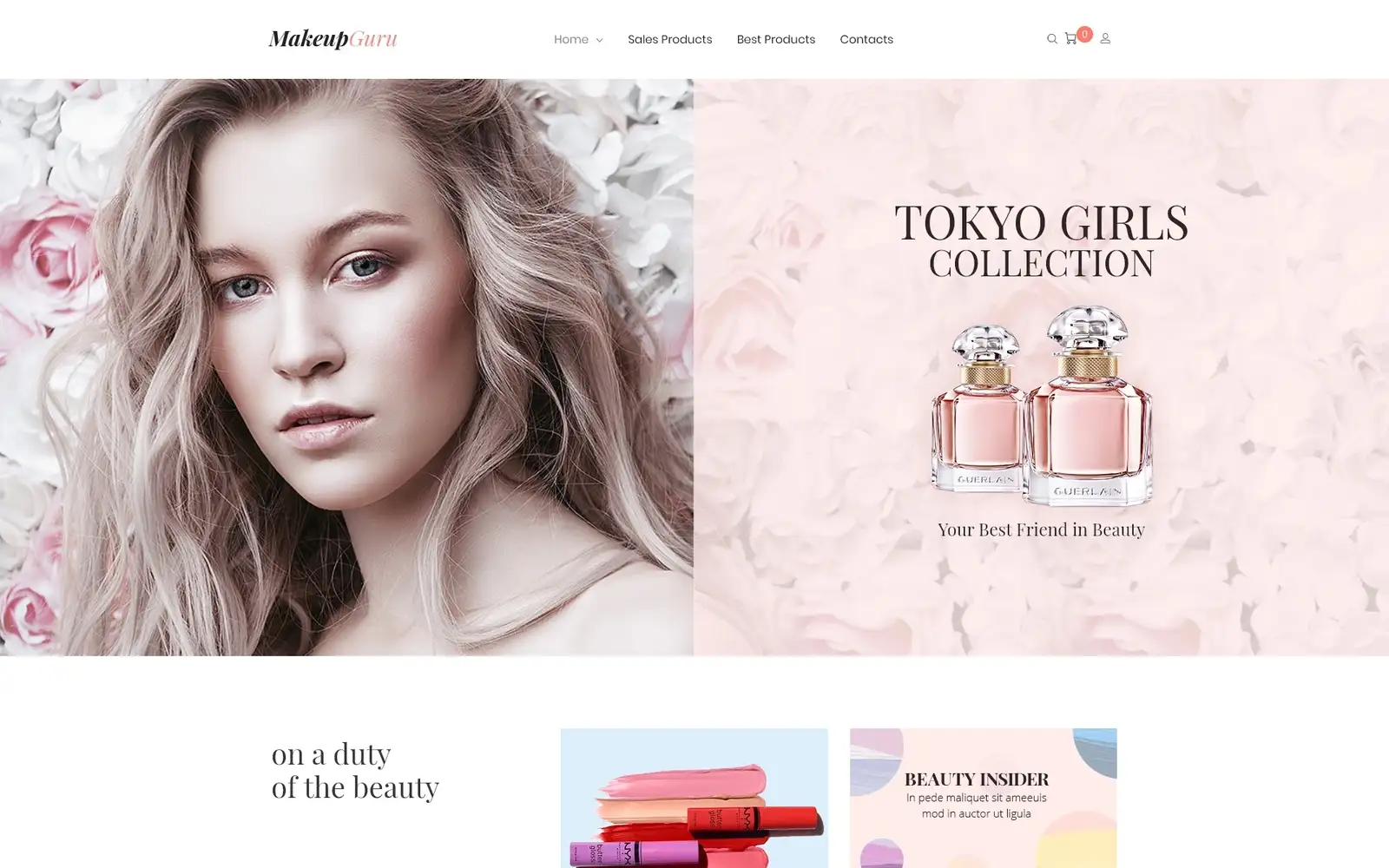 MakeupGuru – Cosmetic Store Elementor WooCommerce Theme