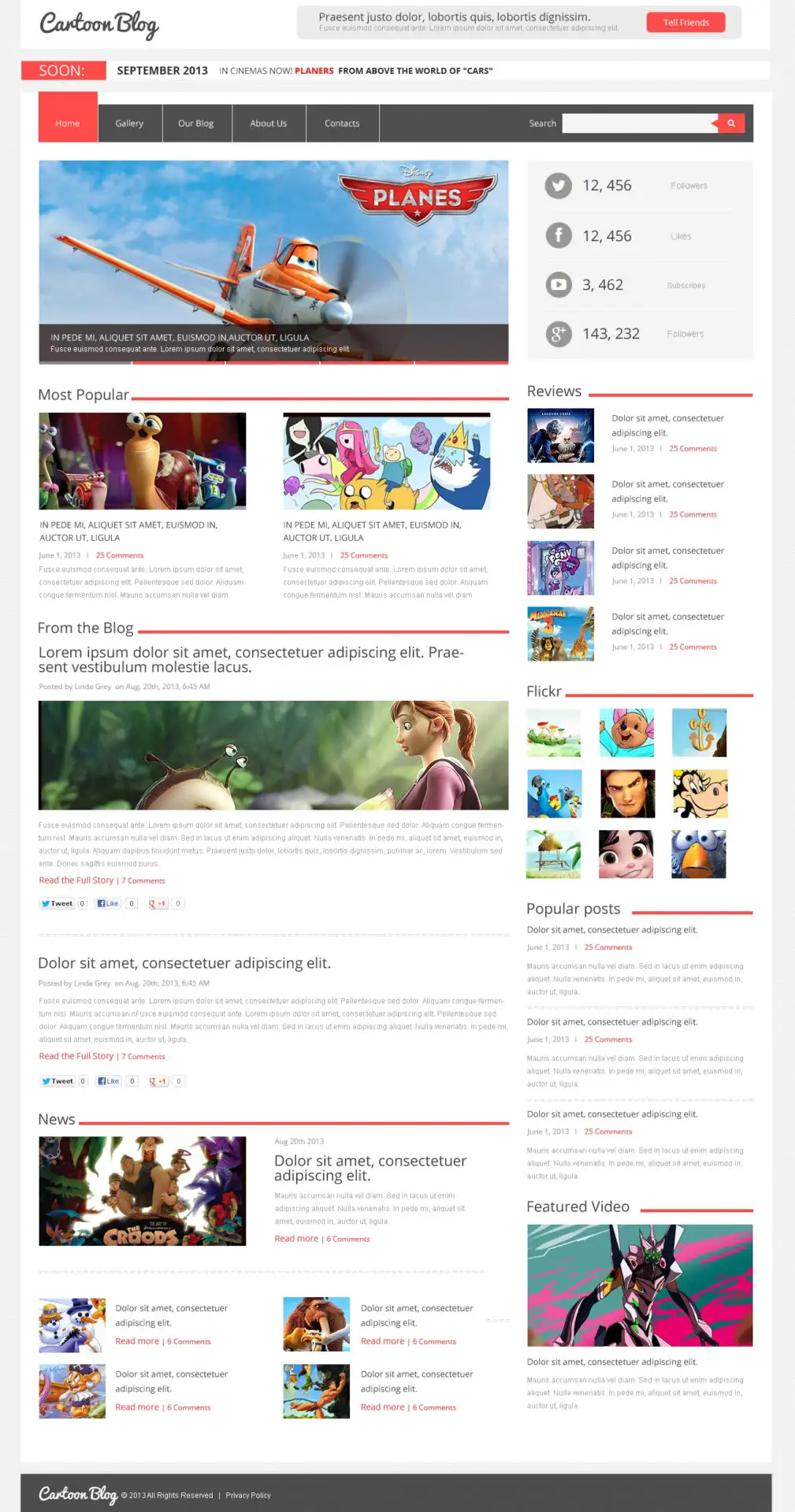 Media Responsive WordPress Theme