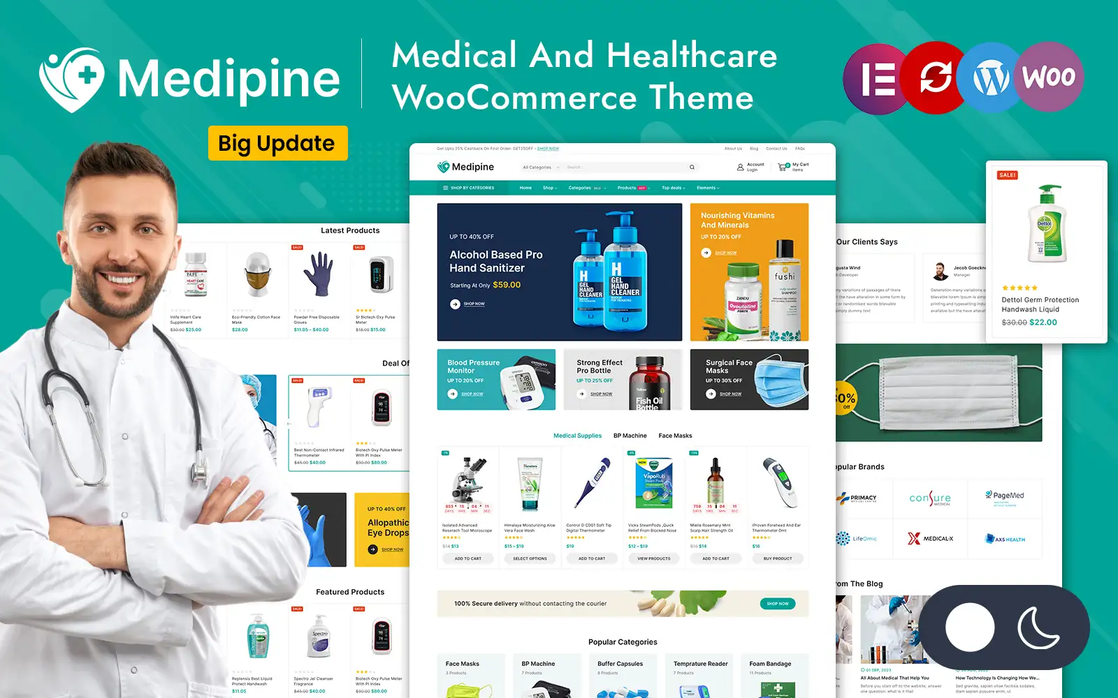 Medipine – Medicine, Healthcare & Medical Store Elementor WooCommerce Responsive Theme WooCommerce Theme