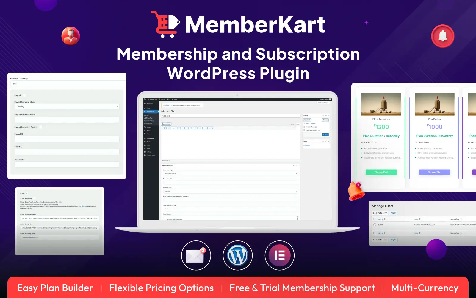 Memberkart – Membership and Subscription WordPress Plugin