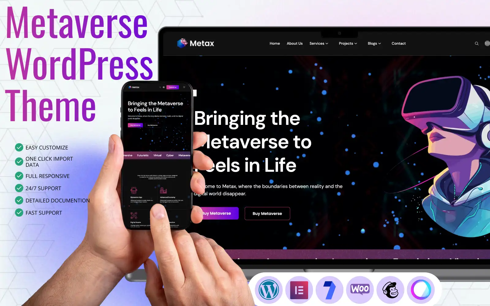 Metax – Metaverse WordPress Theme