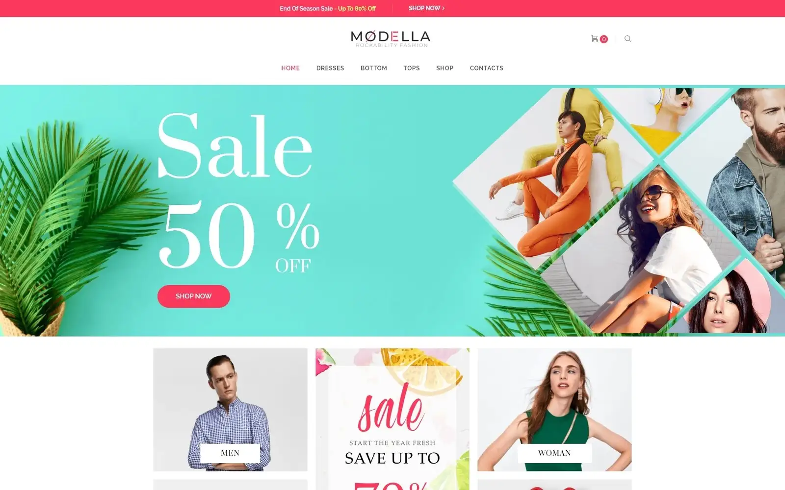 Modella – Fashion Store Elementor WooCommerce Theme