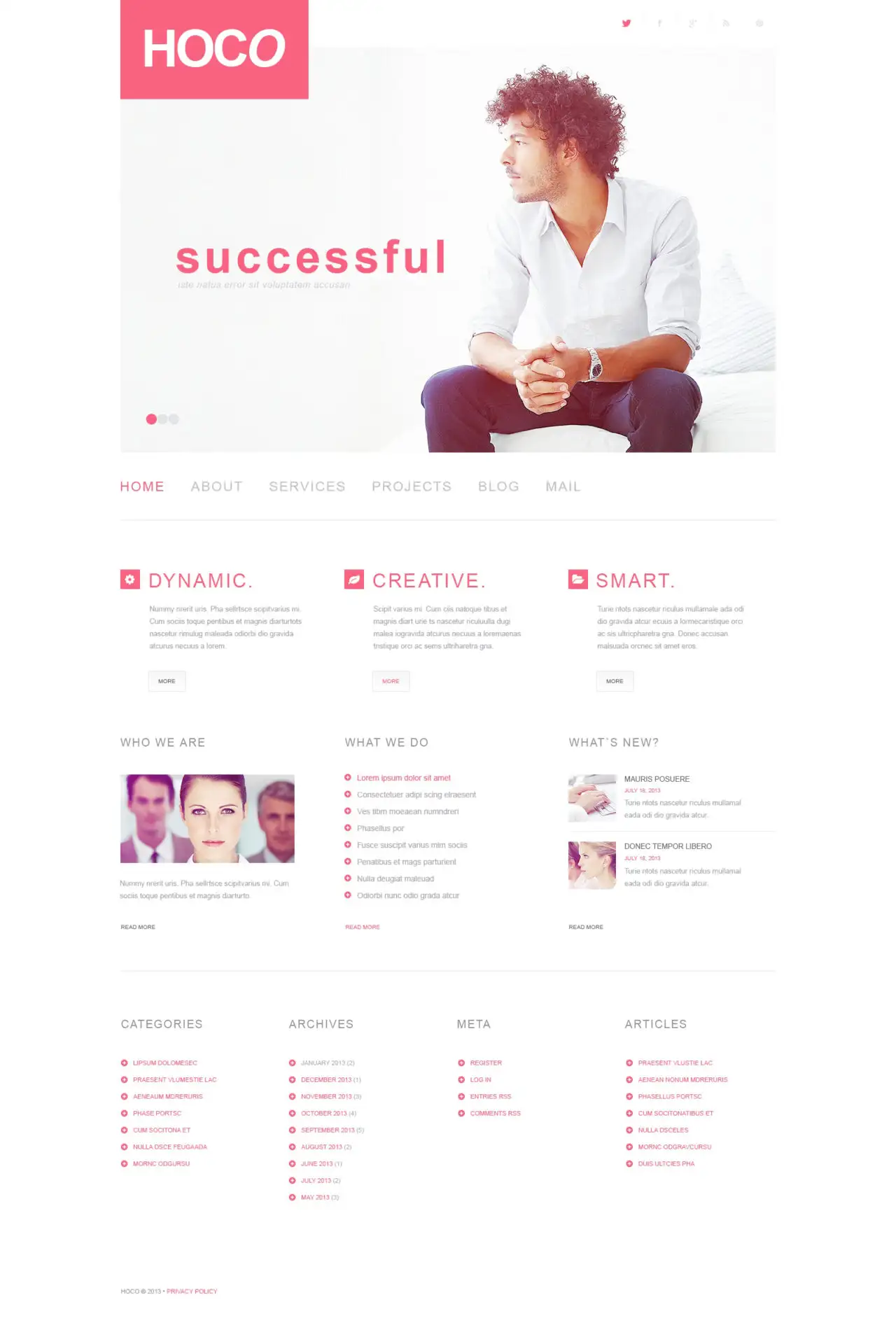 Modern Business WordPress Theme