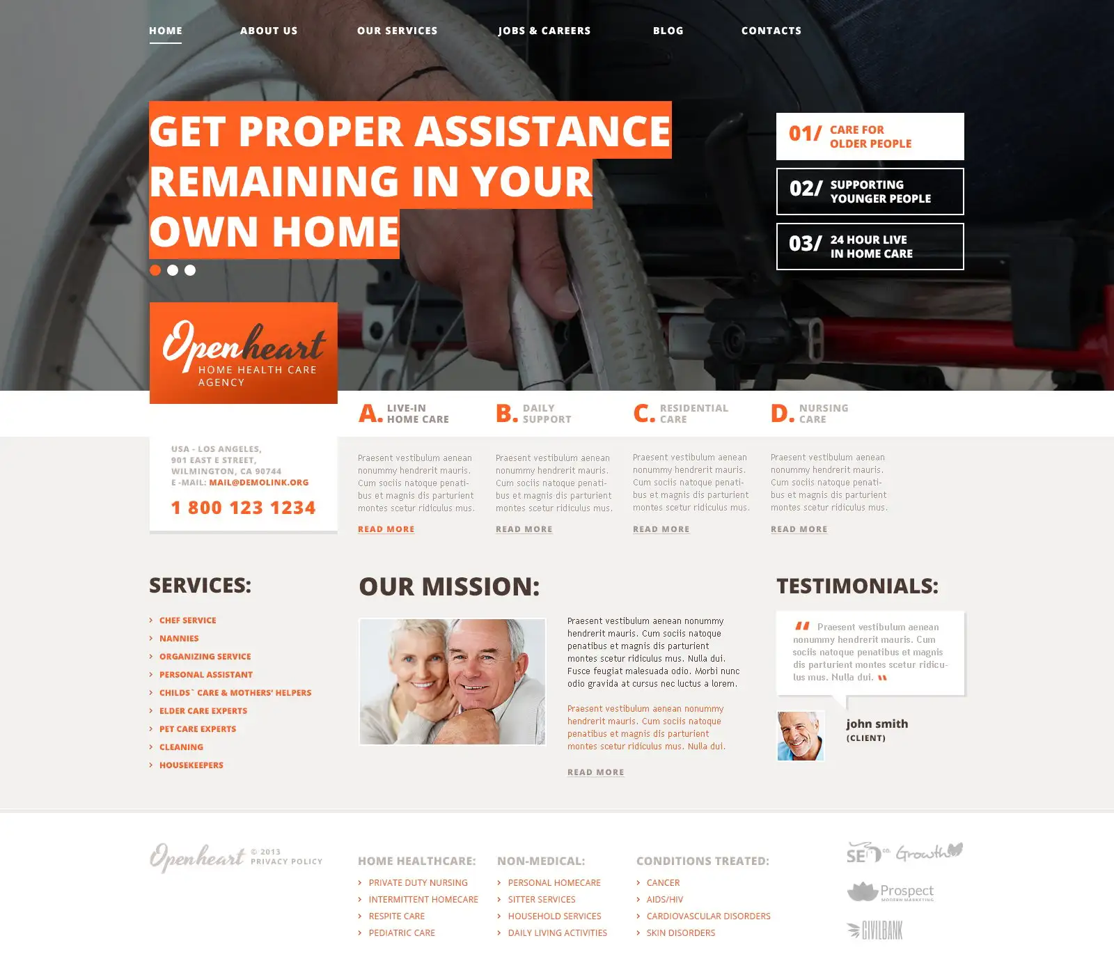 Motivational Rehabilitation WordPress Theme