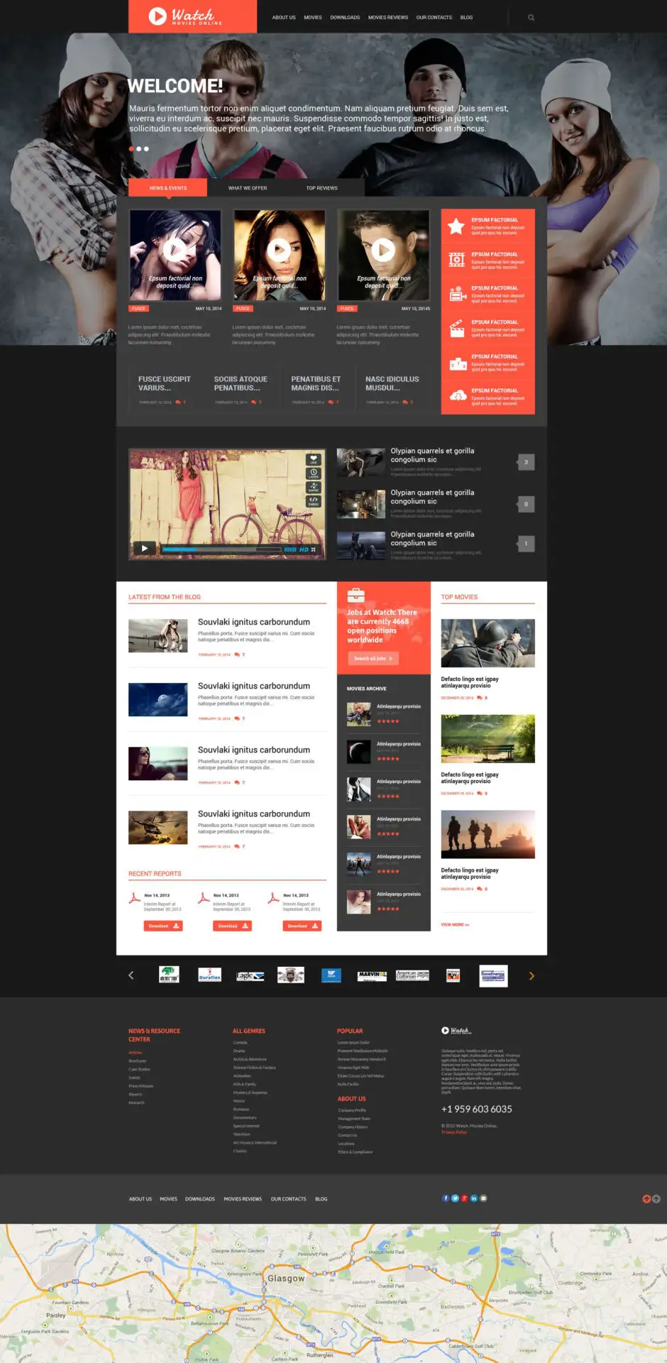 Movie Responsive WordPress Theme