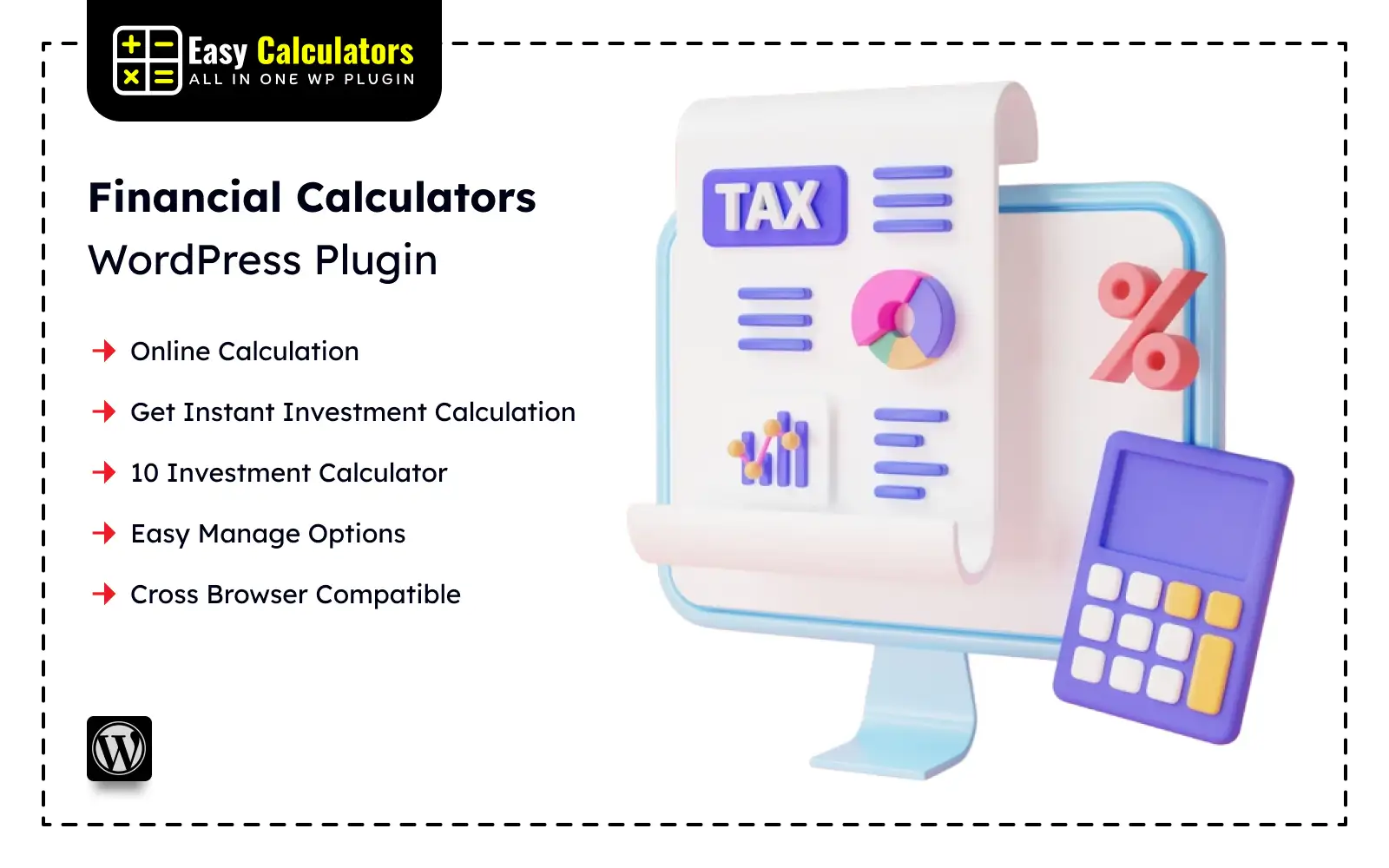Multipurpose Financial Calculator WordPress plugin – Easy Calculators WordPress Plugin