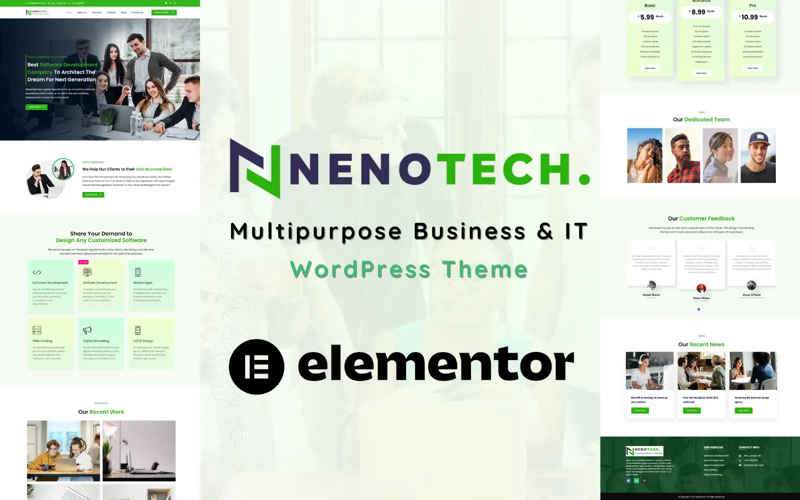 Nenotech – IT & Multipurpose Business WordPress Theme