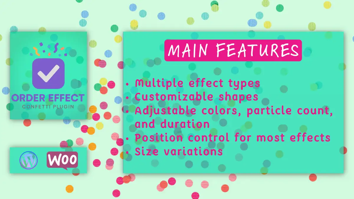 Order Effects for Woocommerce WordPress Plugin