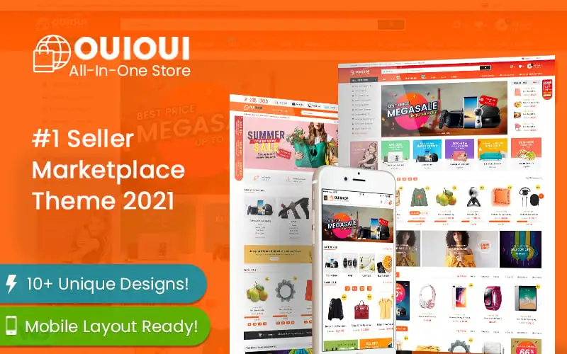 OuiOui – Multi Vendor MarketPlace Elementor WooCommerce WordPress Theme (Mobile Layouts Ready) WooCommerce Theme
