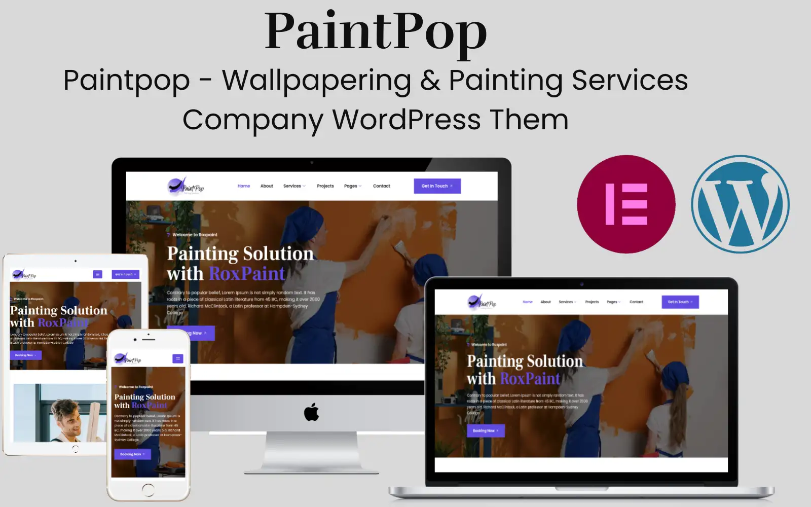 Paintpop – Wallpapering & Painting Services Company WordPress Theme