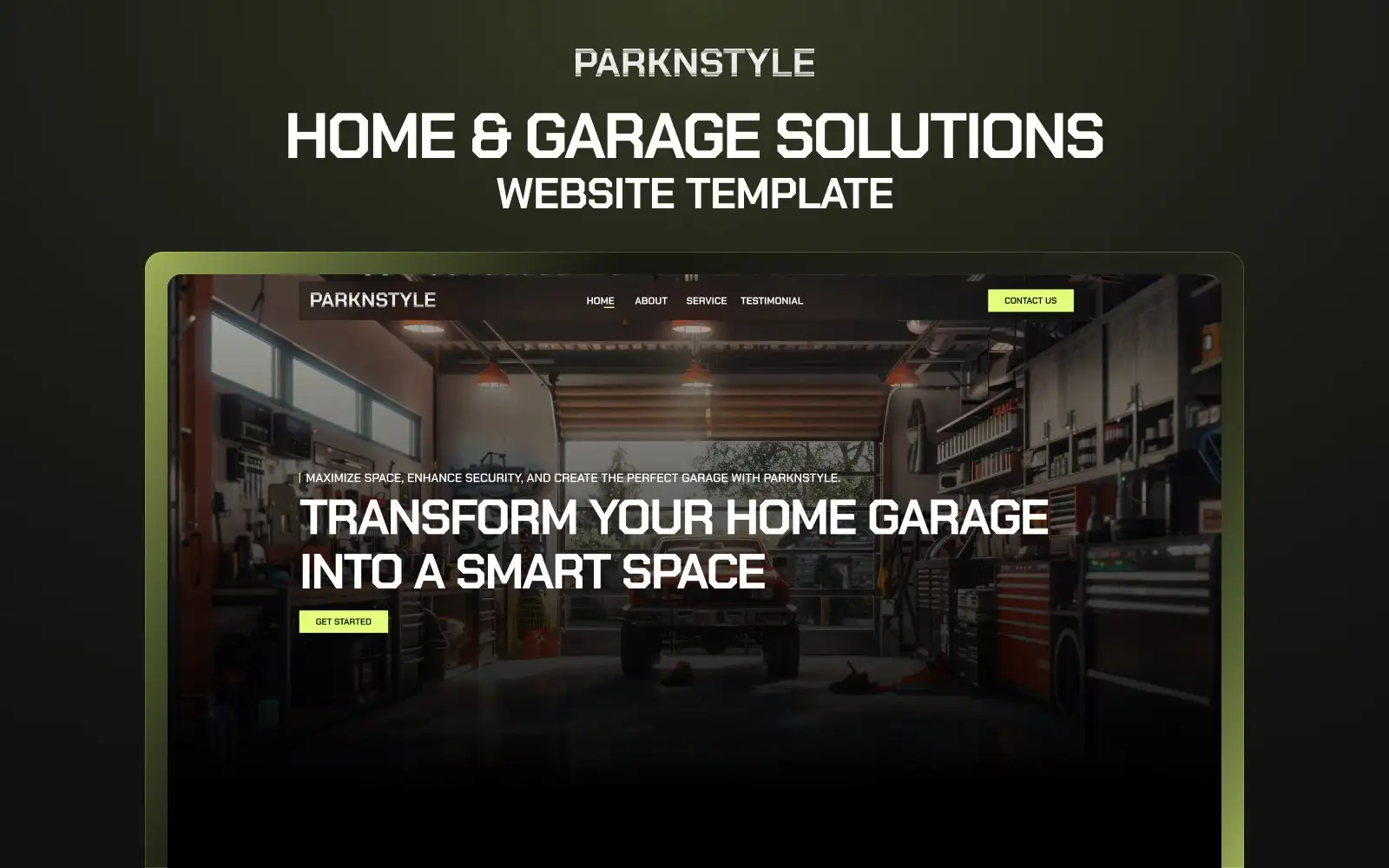 ParkNStyle – Home & Garage Solutions Elementor Template Elementor Kit