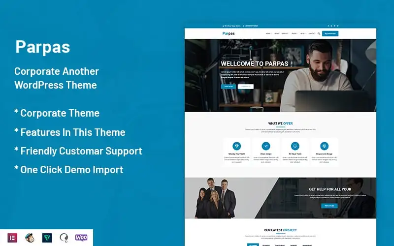 Parpas – Corporate Another WordPress Theme