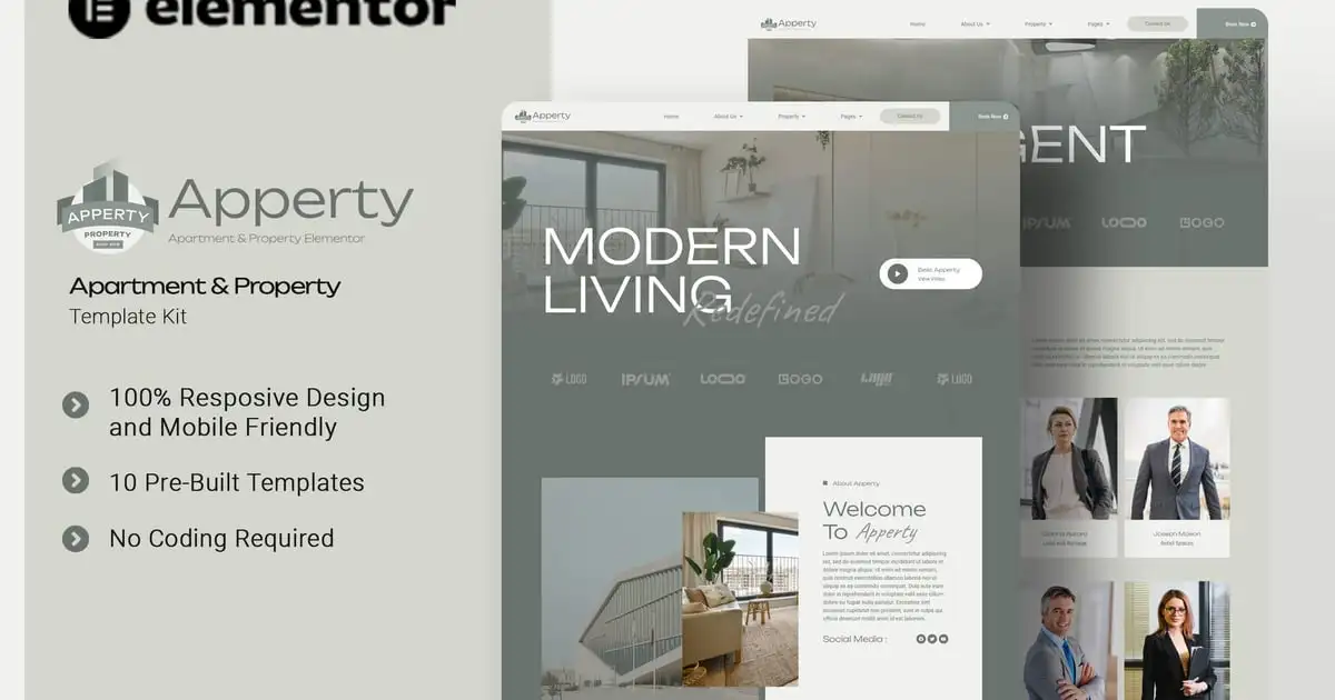 preview20apperty Apperty – Appartment & Property Elementor Template Kit