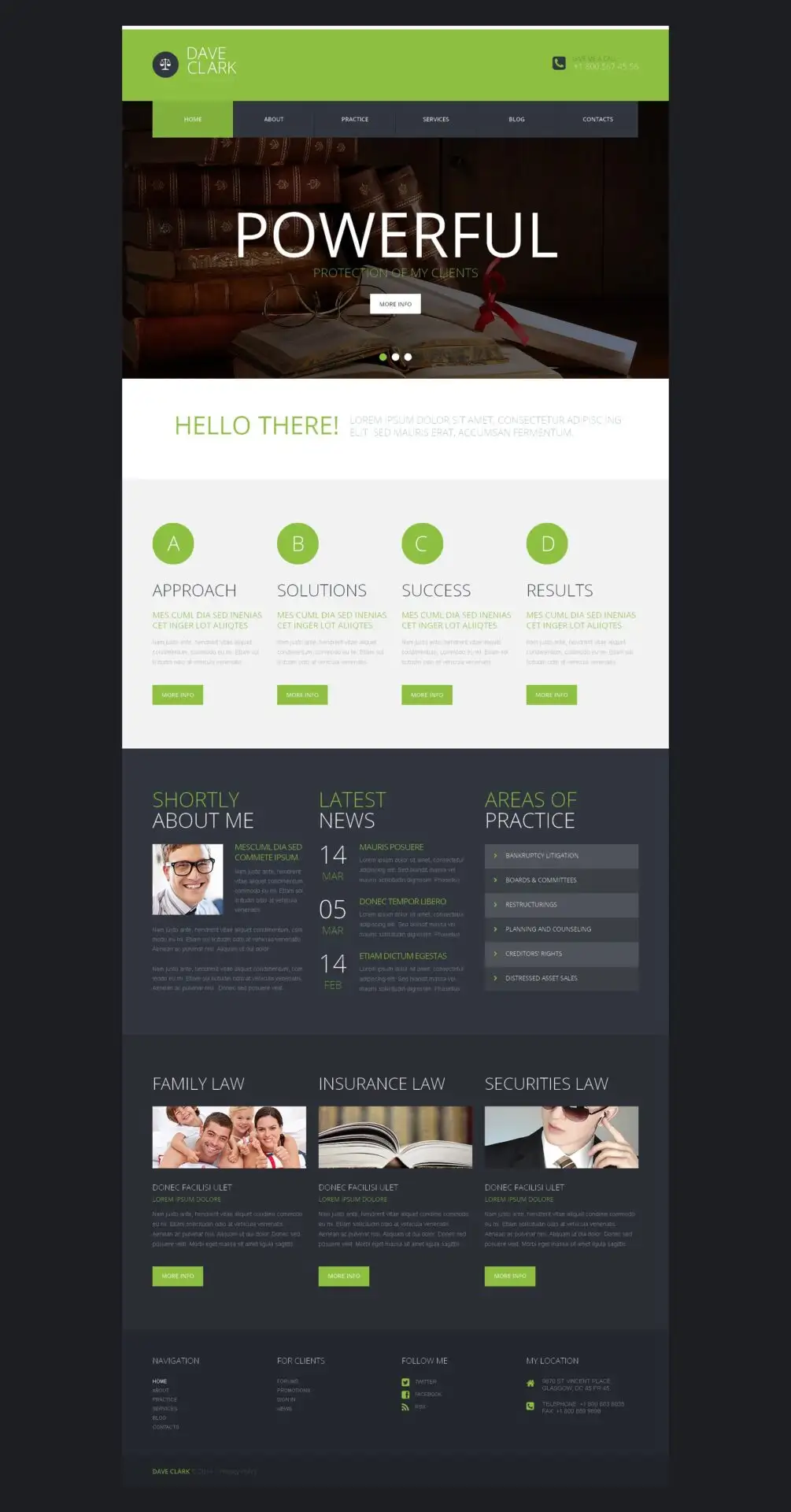 Private Lawyer WordPress Theme