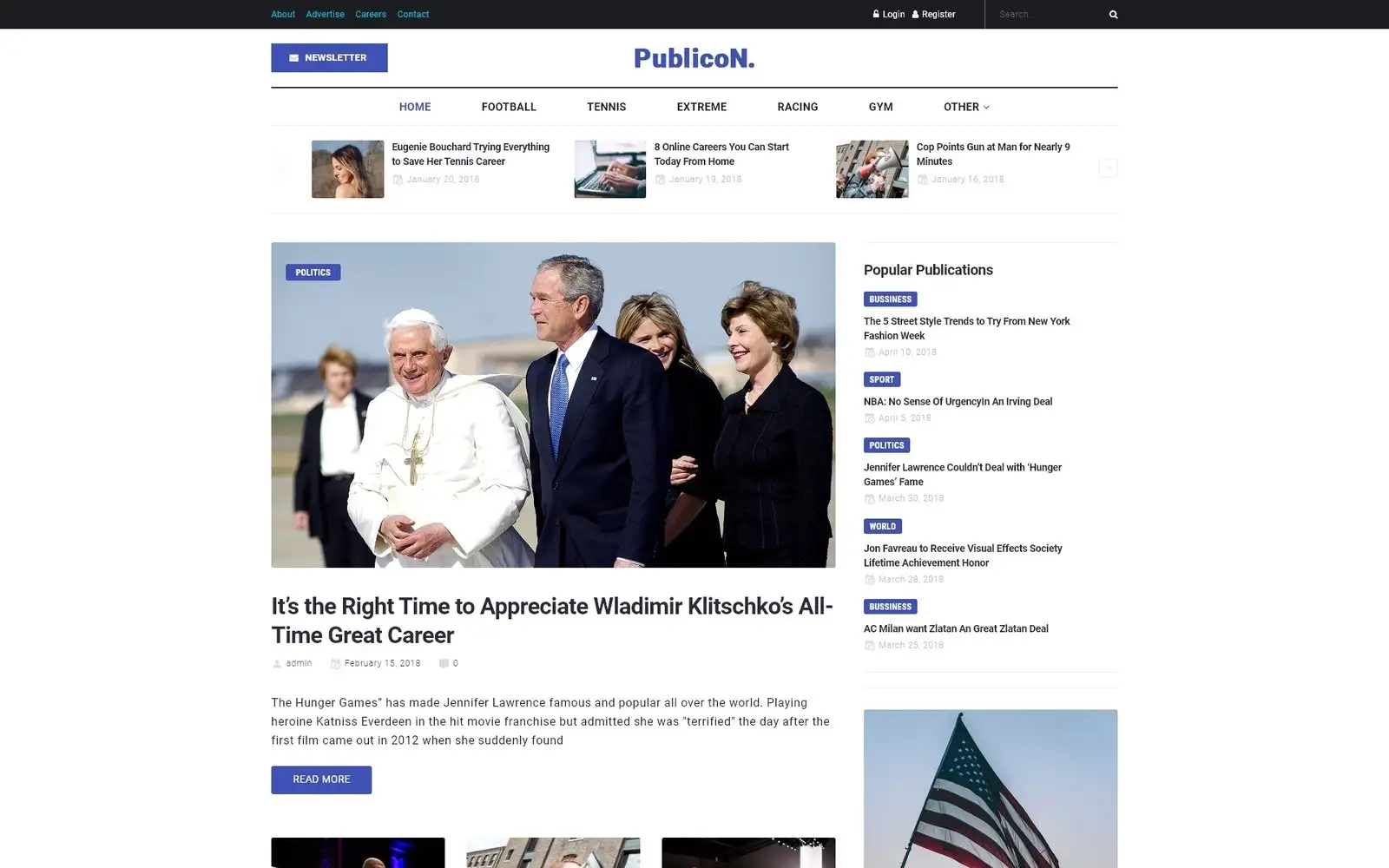 Publicon – News Portal WordPress Elementor Theme WordPress Theme