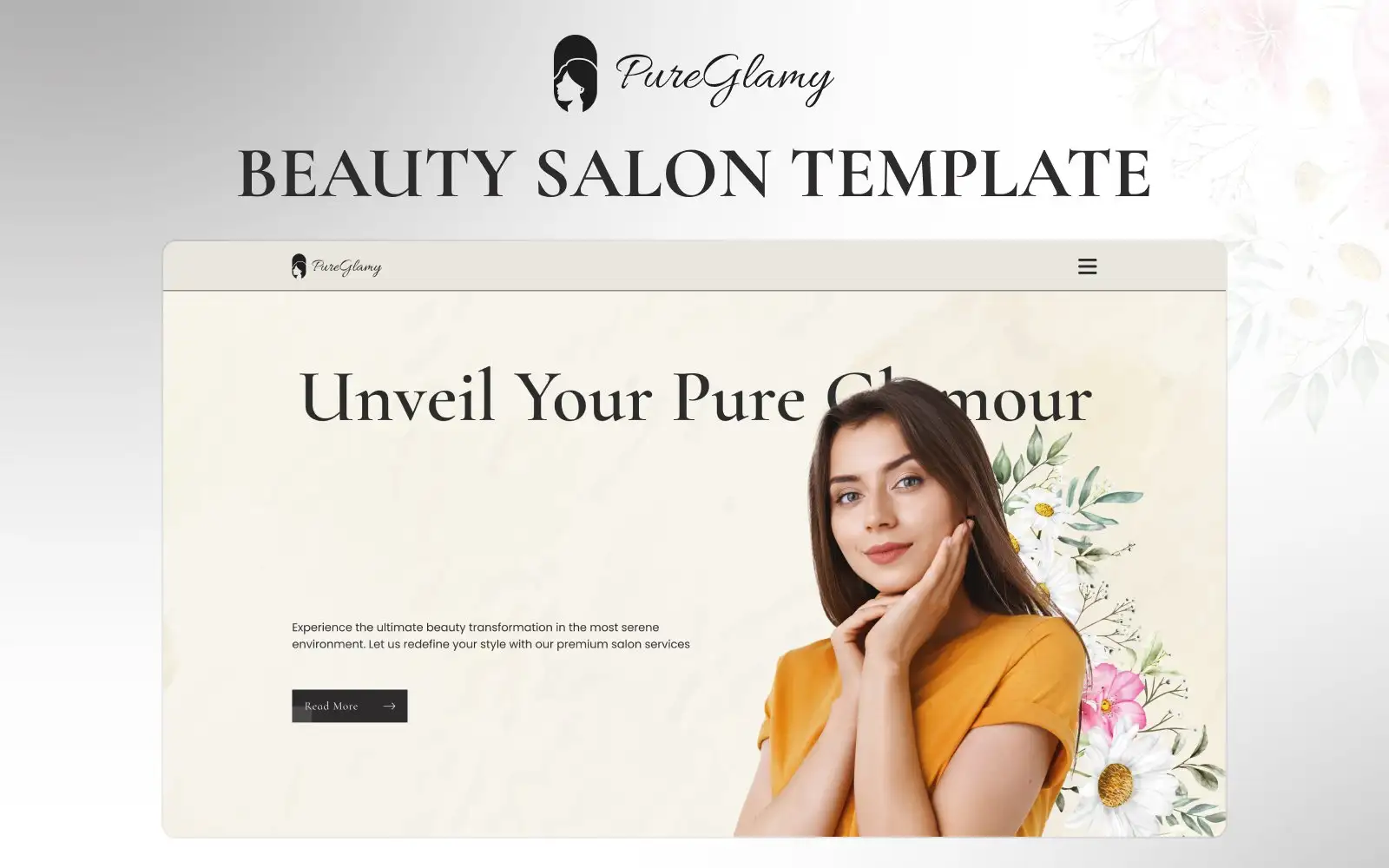 PureGlamy – Premium Beauty Salon Elementor Website Template Elementor Kit