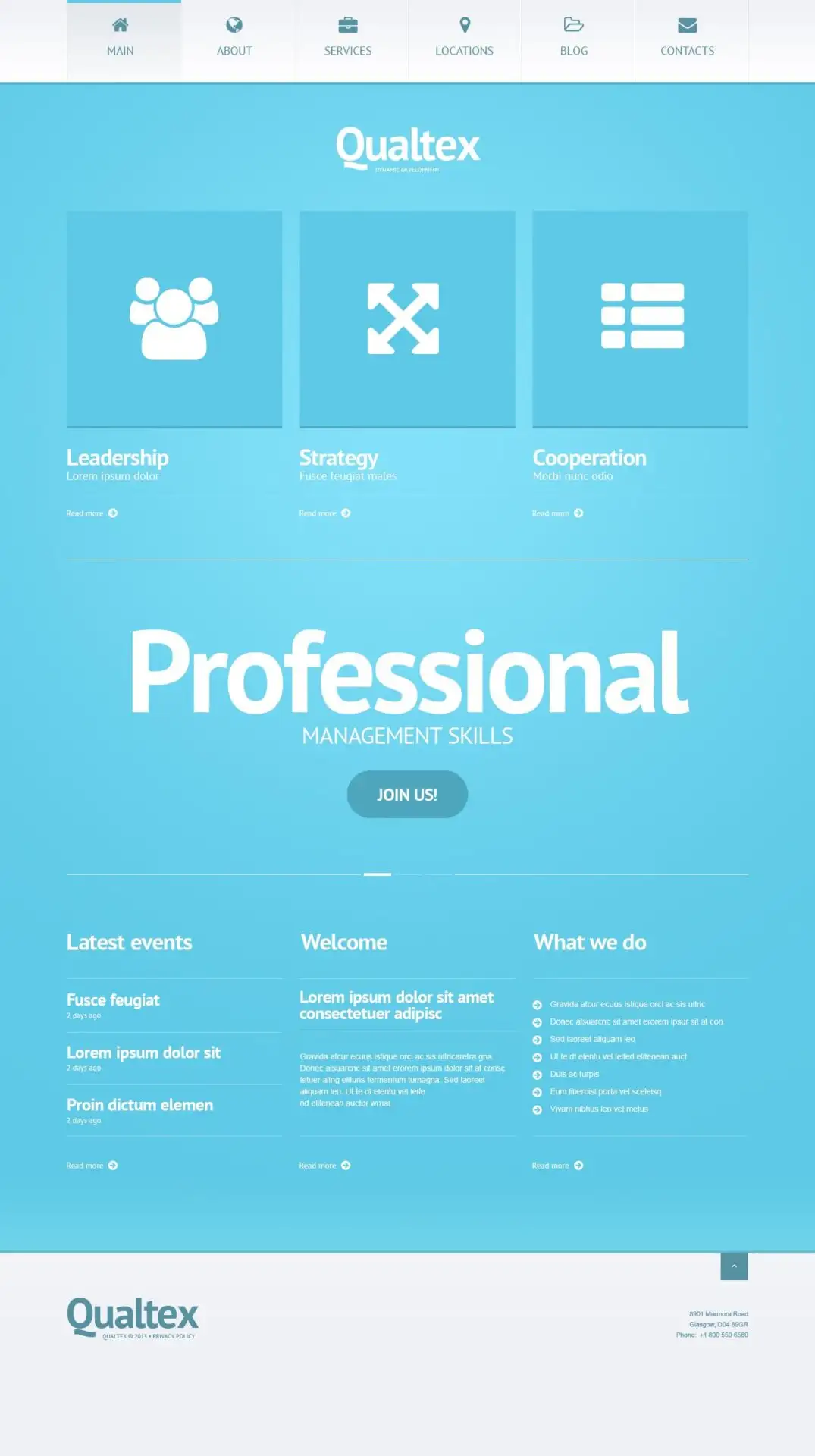 Qualtex WordPress Theme