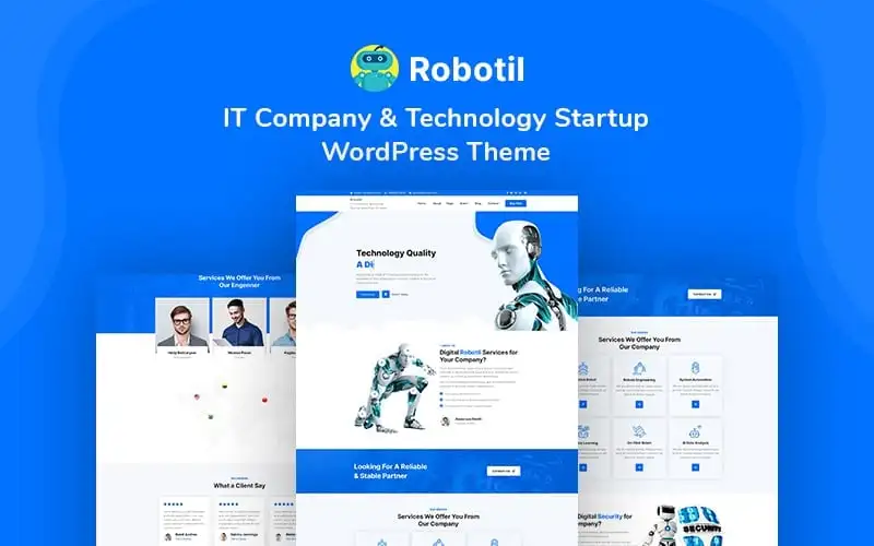 Robotil – Artificial Intelligence and Technology WordPress Theme