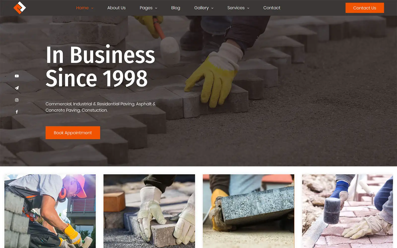 RockLane – Paving Contractor WordPress Theme