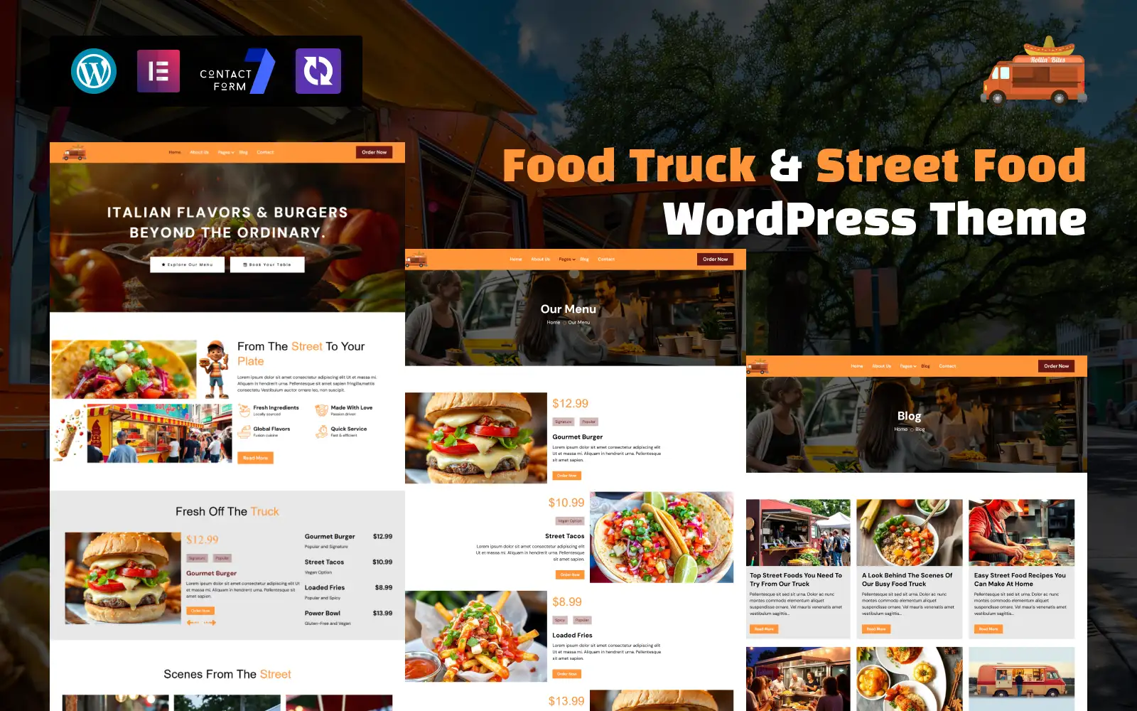 RollinBites – Food Truck & Street Food WordPress Theme