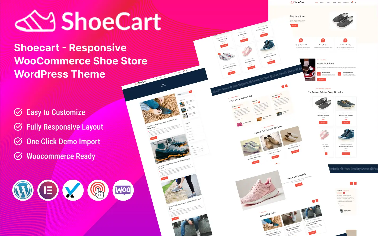 ShoeCart – Responsive WooCommerce Shoe Store WordPress Theme