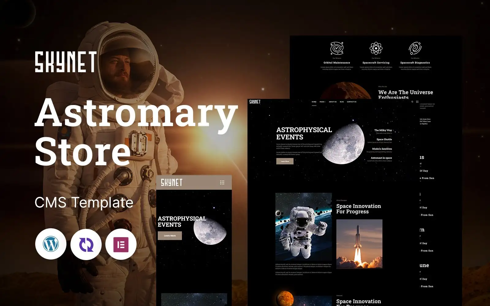Skynet – Astronomy store Multipurpose Responsive WordPress Theme