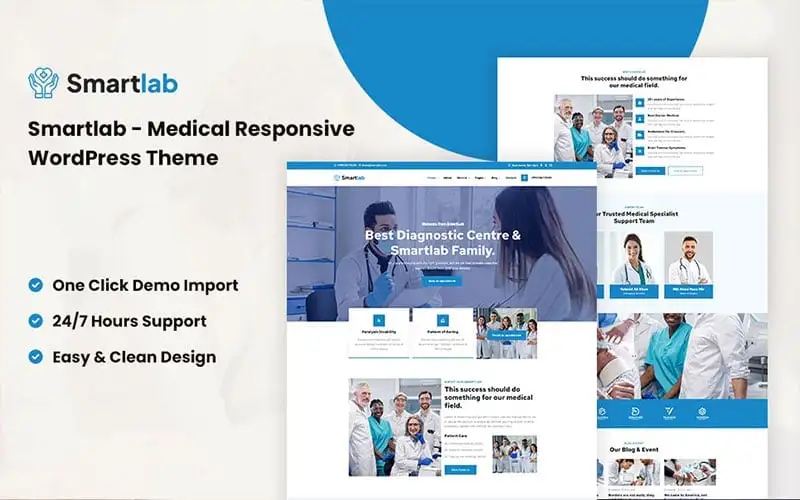 Smartlab – Medical Responsive WordPress Theme