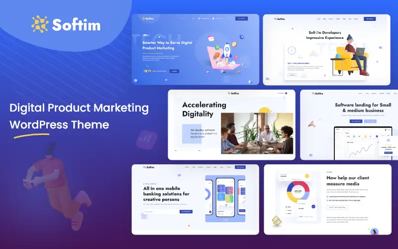 Softim – A SaaS WordPress Theme To Serve Digital Product Marketing