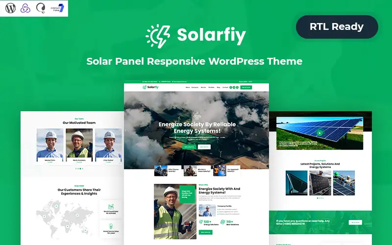 Solarfiy – Solar Panel Responsive WordPress Theme