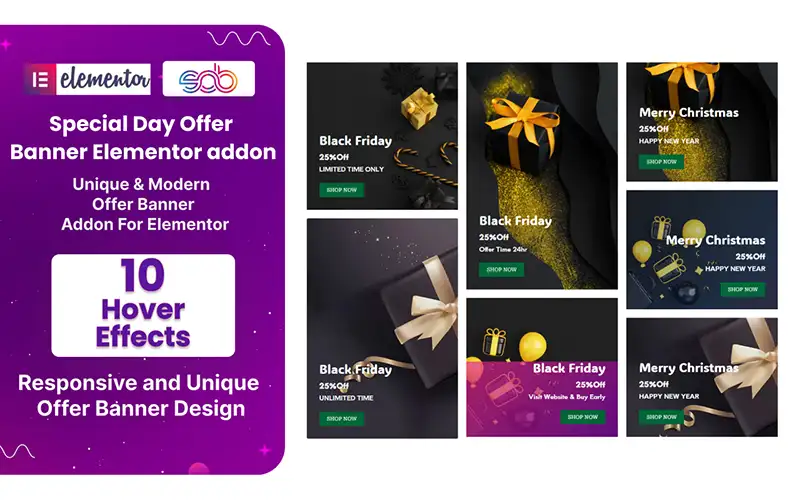 Special Day Offer Banner WordPress Plugin For Elementor