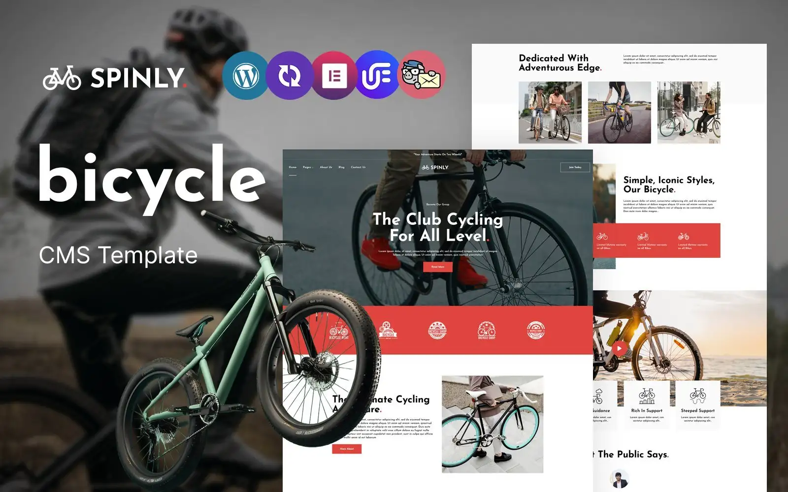 Spinly – Bicycle Multipurpose Responsive WordPress Theme