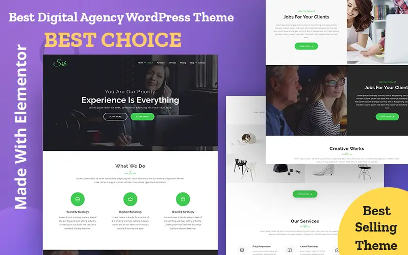 SRK – One Page Parallax WordPress Theme