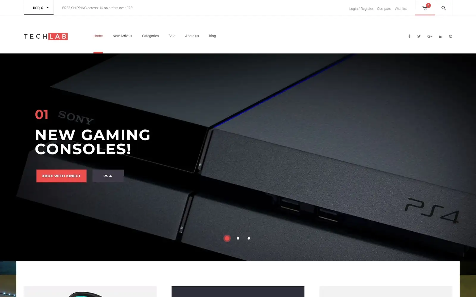 TechLab – Innovative Electronics Store WooCommerce Theme