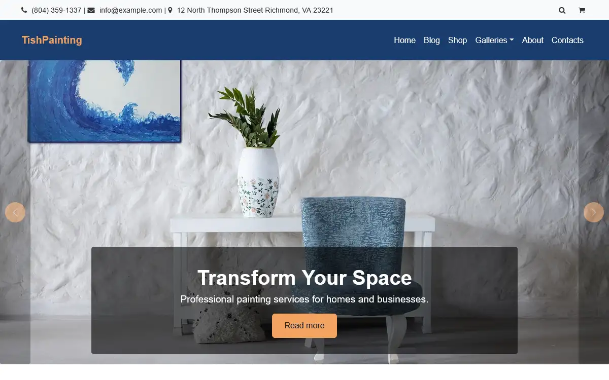 TishPainting – Painting Company WooCommerce Theme