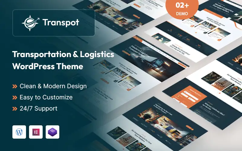 Transpot – Transportation & Logistics WordPress Theme