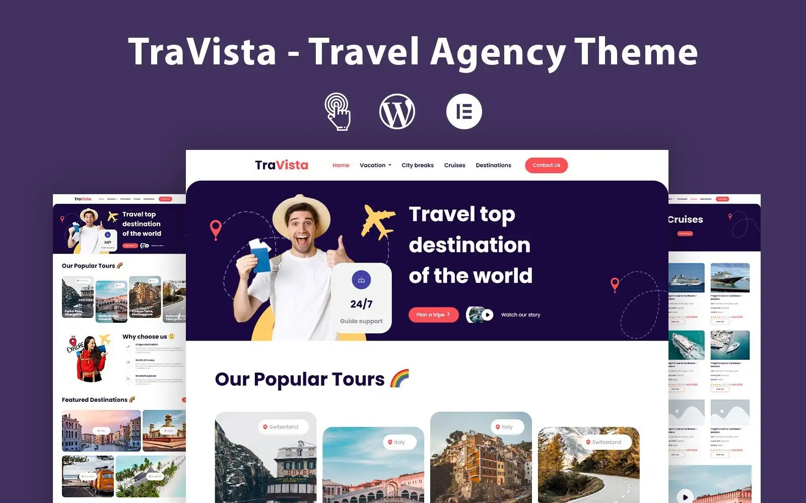 TraVista – Travel Agency WordPress Theme