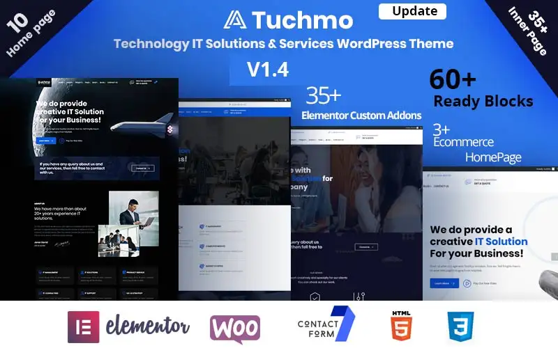 Tuchmo – Technology IT Solutions Services WooCommerce Theme