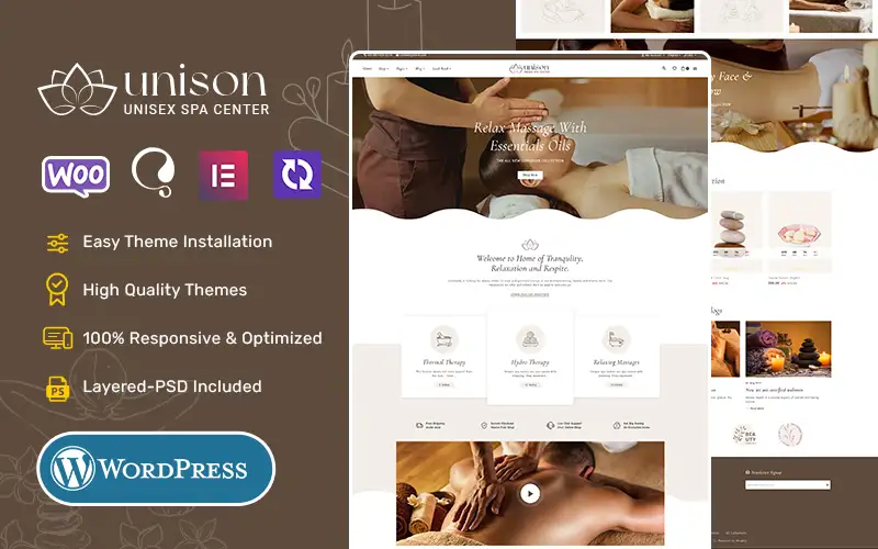 Unison – Spa, Health & Wellness Theme for WooCommerce Stores WooCommerce Theme