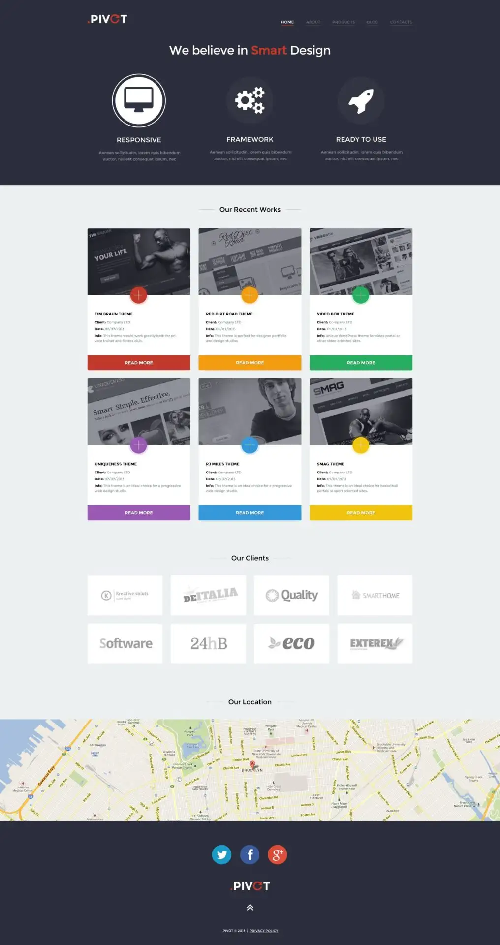 Unobtrusive Design Studio WordPress Theme