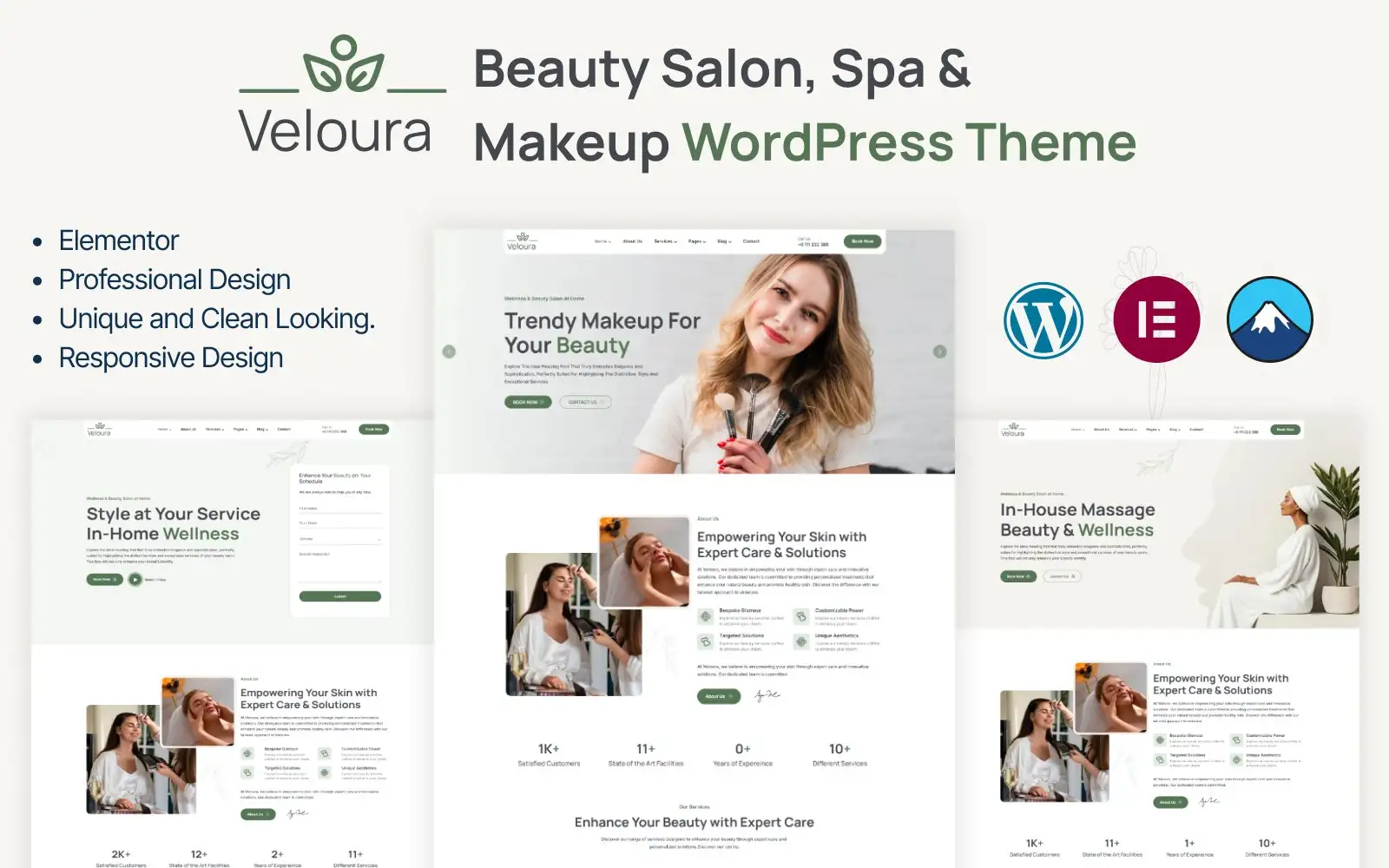 Veloura – Beauty Spa & Beauty Salon WordPress Theme