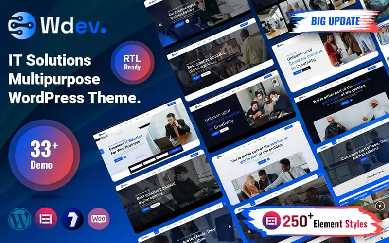 Wdev – IT Solutions And Technology Multipurpose WordPress Theme