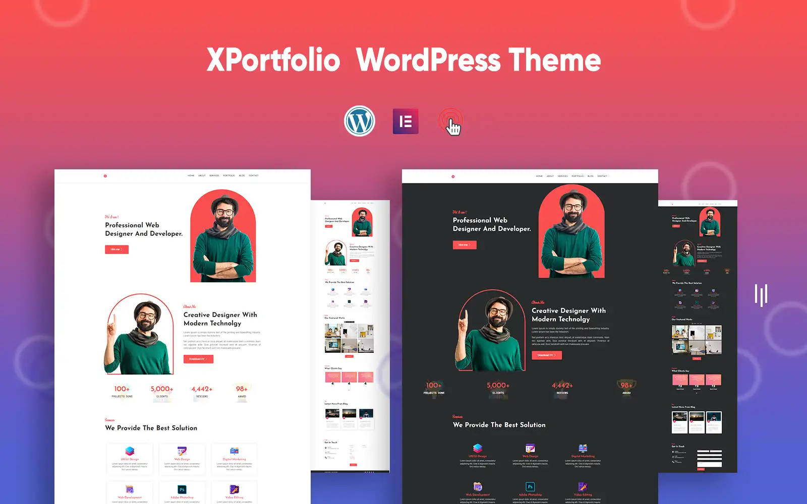 XPortfolio – Personal Portfolio WordPress Theme