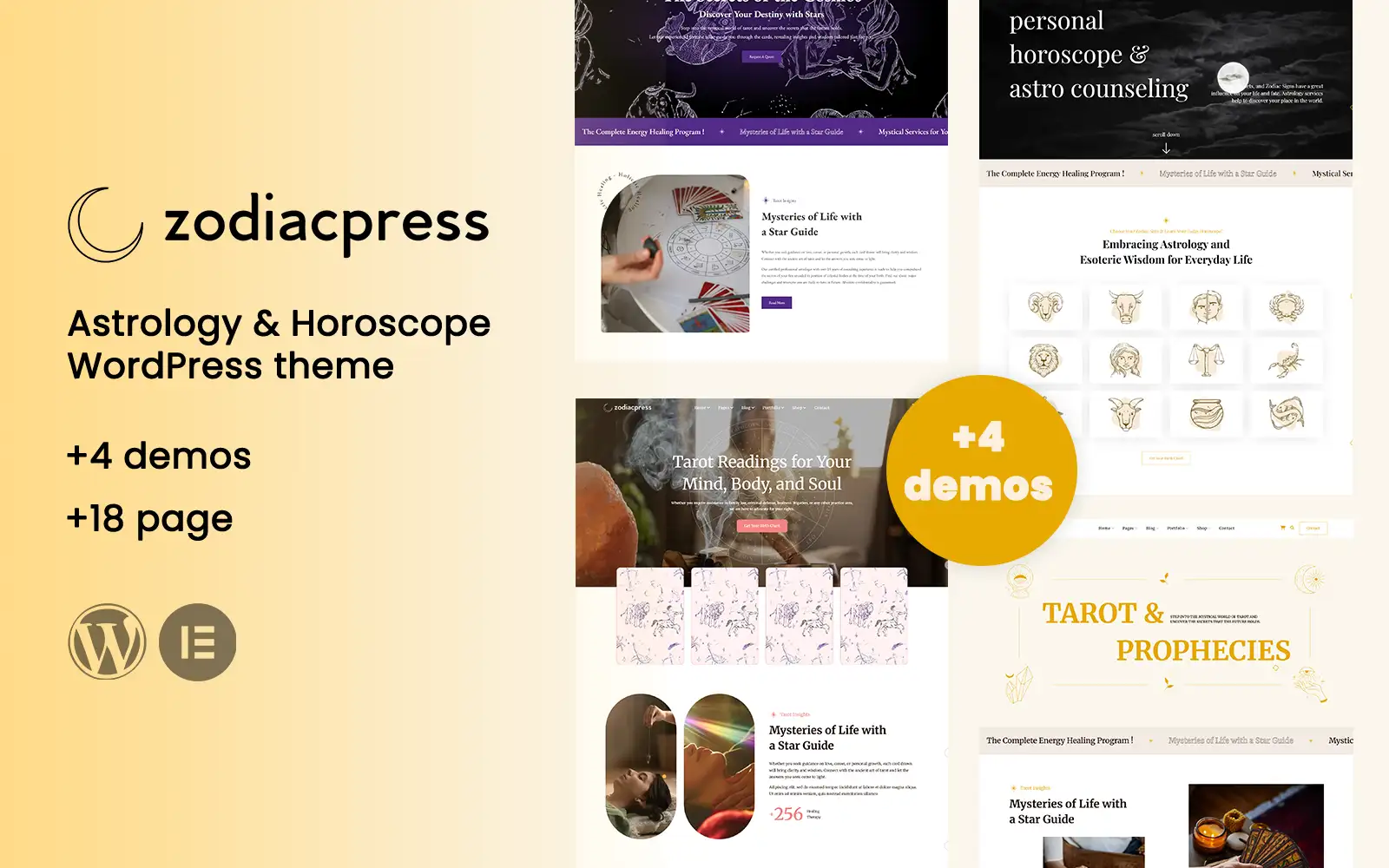 Zodiacpress- Astrology & Horoscope WordPress WordPress Theme