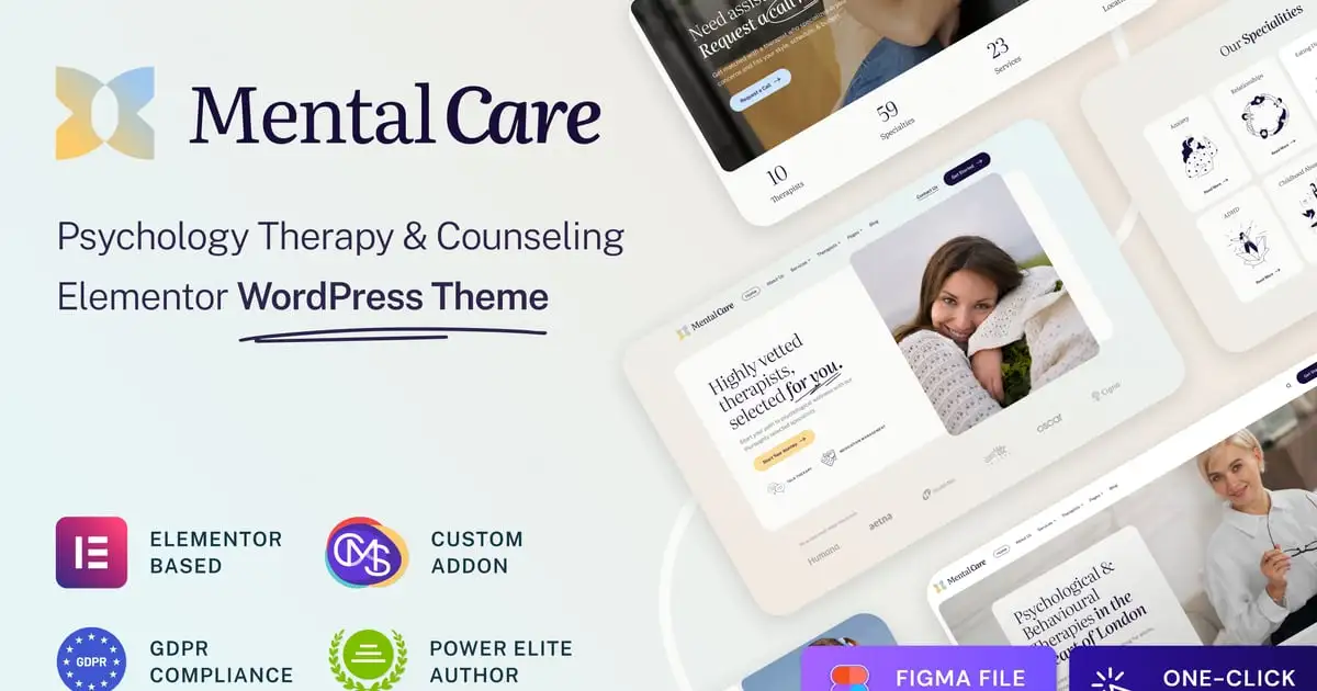 Mental Care – Therapy & Counseling WordPress Theme