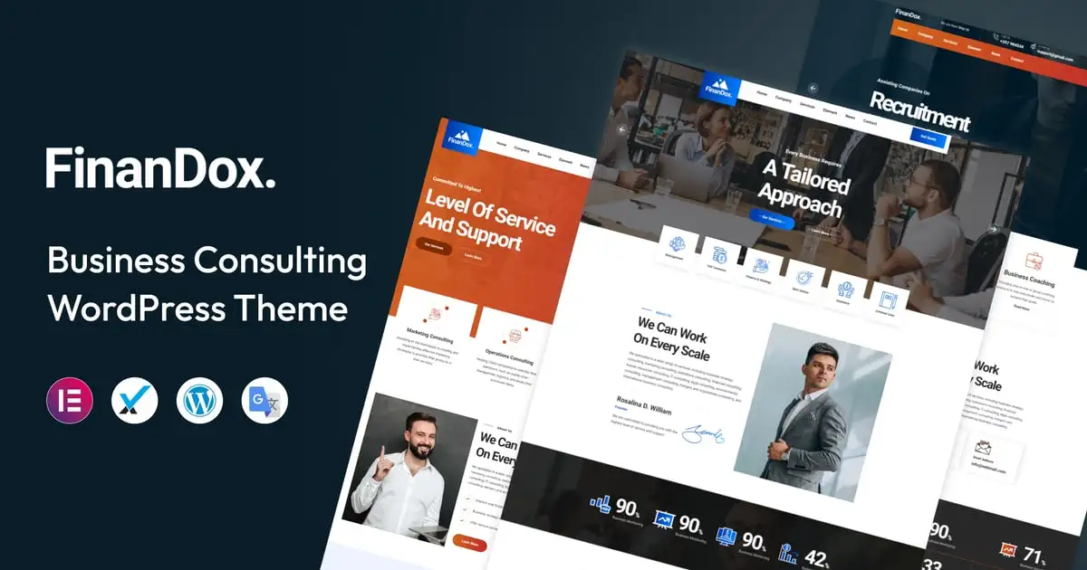 FinanDox – Business Consulting WordPress Theme