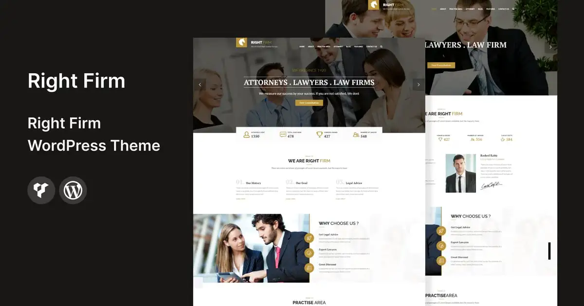 Right Firm- Law Firm WordPress Theme