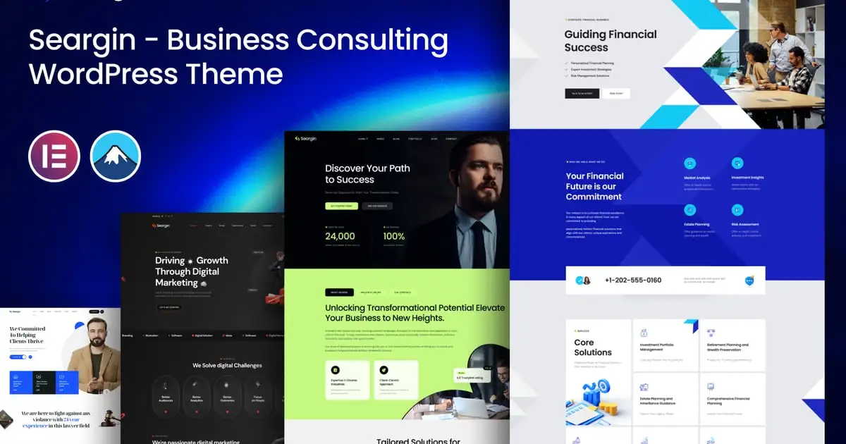Seargin – Business Consulting WordPress Theme