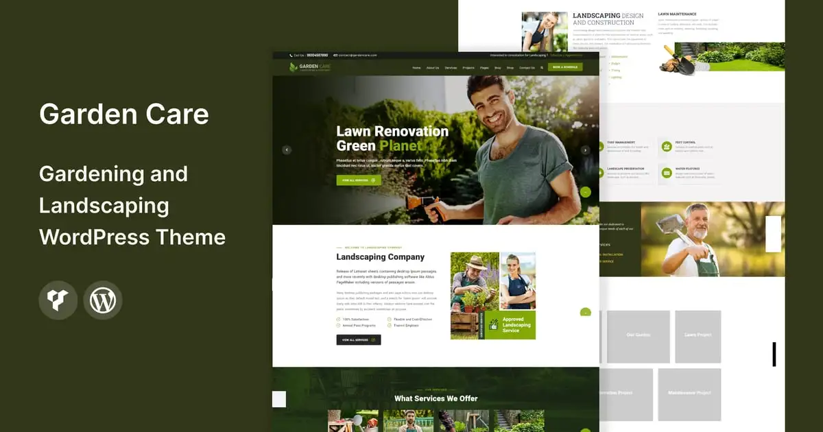 Garden Care – Gardening WordPress Theme