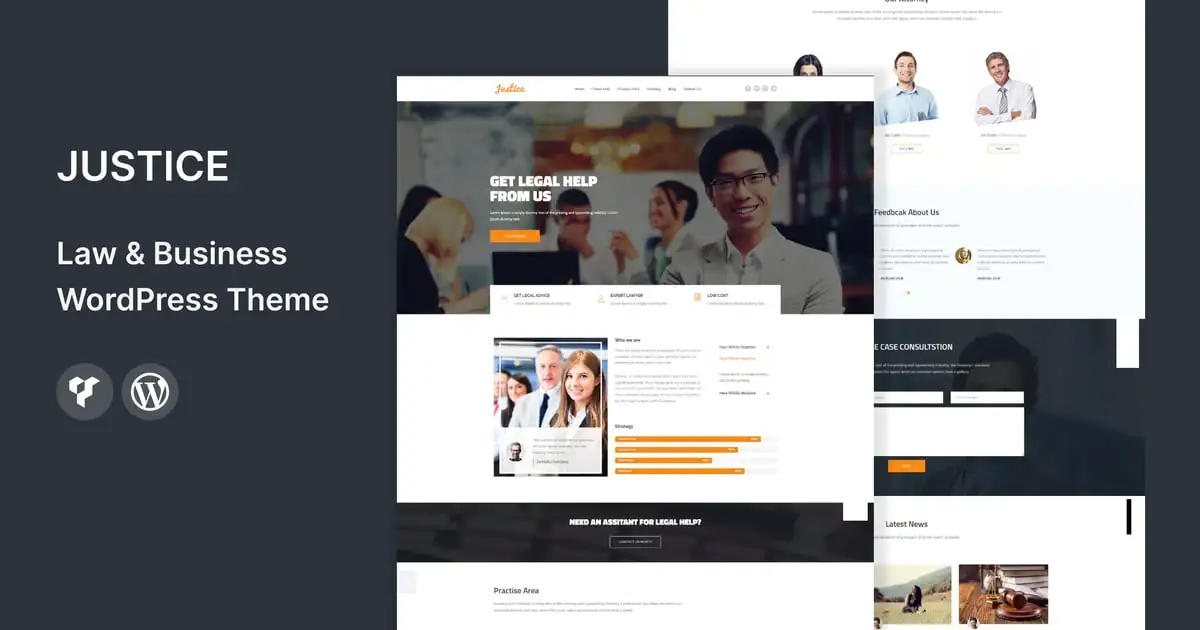 JUSTICE – Law & Business WordPress Theme